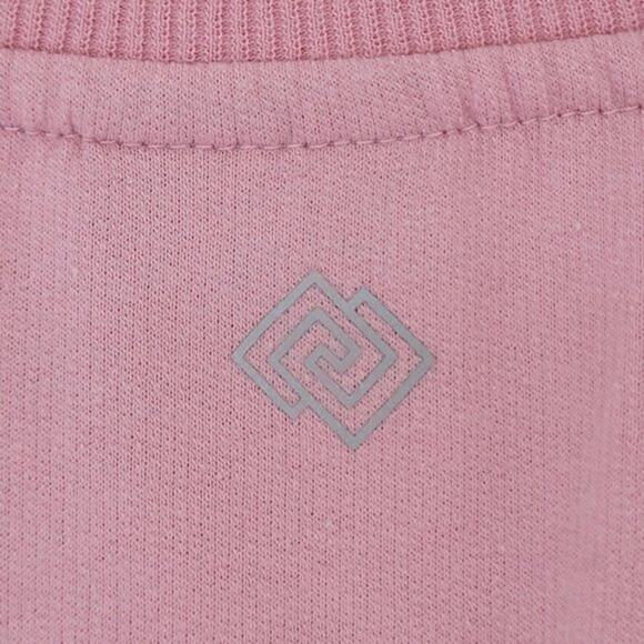 Zelos Pink Long Sleeve Sweatshirt Crew Neck Pullover Womens Size L Cotton Blend - Picture 7 of 9